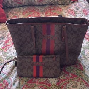 Thanksgiving Sale!Coach bag and matching wristlet